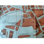 [Plan miasta Krakowa], Ilustrowany Przewodnik po Krakowie, po jego kościołach, pałacach, muzeach, bibliotekach, murach miejskich i starożytnych domach - Kraków ca. 1920