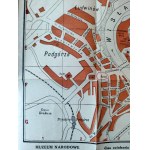[Plan miasta Krakowa], Ilustrowany Przewodnik po Krakowie, po jego kościołach, pałacach, muzeach, bibliotekach, murach miejskich i starożytnych domach - Kraków ca. 1920