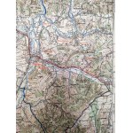 Mapa Turystyczna Karpat Polskich - Polskie Towarzystwo Tatrzańskie - Szczyrk, Żywiec, Pilsko, Barania Góra, Wyd. GEA, Warszawa 1928