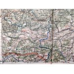 Mapa Turystyczna Karpat Polskich - Polskie Towarzystwo Tatrzańskie - Szczyrk, Żywiec, Pilsko, Barania Góra, Wyd. GEA, Warszawa 1928