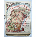 [Guide - Paris and environs] - Les Guides Bleus - Paris et ses environs - Hachette publishing house - Paris 1924 [ numerous maps ].