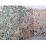 [Guide - Paris and environs] - Les Guides Bleus - Paris et ses environs - Hachette publishing house - Paris 1924 [ numerous maps ].
