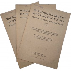 News of the hydrographic service - reports and papers - Zeszyt 1-3, Warsaw 1935