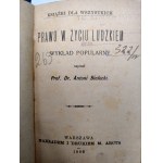 Białecki A. - Prawo w życiu ludzkiem - Warszawa 1906