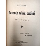 Gorbunow A. - Gwarancje wolności osobistej w Anglii - Warszawa 1905