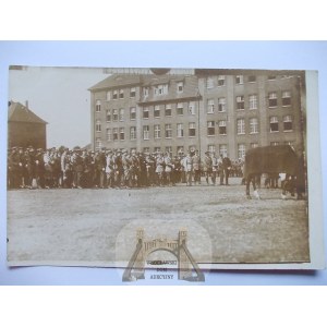 Gliwice, Bytom, plebiscite, funeral of Bernard Montalegre, 1921, photo