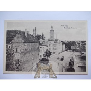 Namysłów, Namslau, browar Haselbacha, ok. 1920