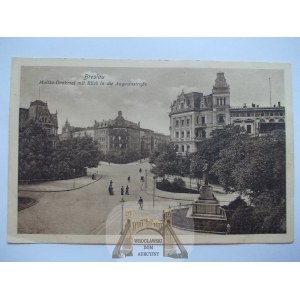 Wrocław, Breslau, ulica Szczęśliwa, 1916