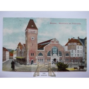 Wrocław, Breslau, hala targowa, 1915