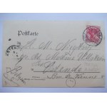 Pełczyn k.Wołów, ulica, browar, mleczarnia, pałac, 1904