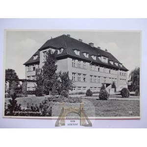 Milicz, Militsch, ewangelicka szkoła ludowa, ok. 1940