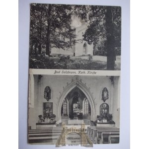 Szczawno Zdrój,Bad Salzbrunn, Kirche, um 1920.