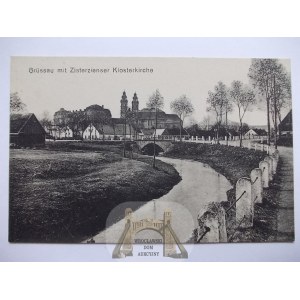 Krzeszów, Grussau, panorama, ok. 1920