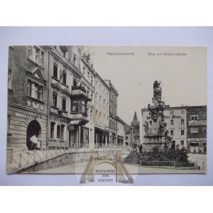 Bystrzyca Klodzka, Habelschwerdt, Market Square and Klodzka Street, 1908