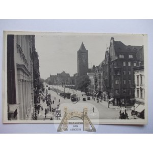 Poznań, Posen, Aleja M. Piłsudskiego, ok. 1935