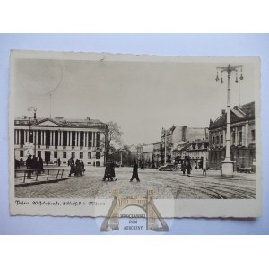 Poznań, Posen, biblioteka, ulica, 1940