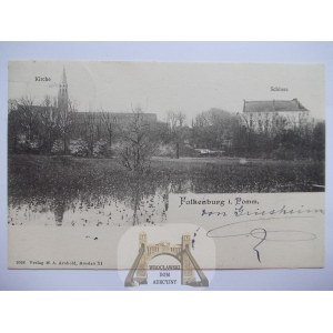 Złocieniec, Falkenburg, panorama, 1904