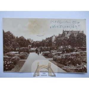 Danzig, záhrada, okolie Wilhelmovho pomníka, 1927