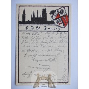 Danzica, Danzica, corporazione studentesca, 1900 ca.