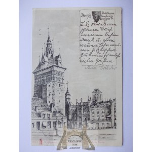Danzica, Torre della prigione, stemma, 1899