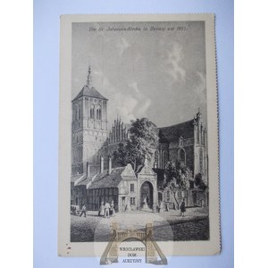 Danzig, Danzig, Alt Danzig, graphic, St. John's Church, 1911