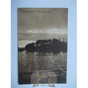 Danzica, Wisłoujście, tramonto, 1925 ca.