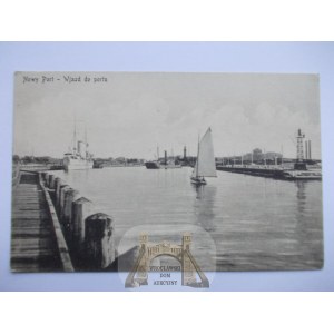 Danzig, Danzig, New Port, Neufahrwasser, port, ca. 1925