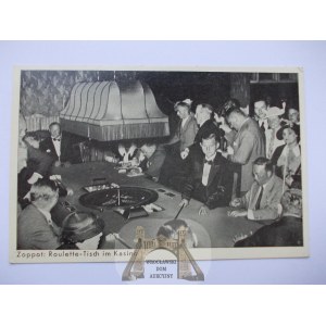 Sopot, Zoppot, kasyno, ruletka, ok. 1935