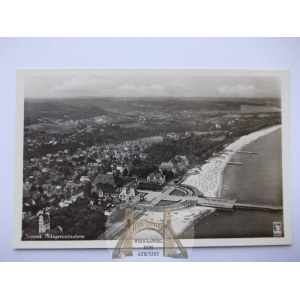 Sopot, Zoppot, panorama aereo 1940 ca.