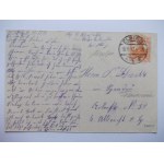 Elbląg, Elbing, caserne de pompiers, incendie du pont, 1917