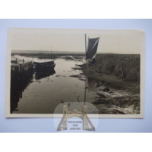 Krynica Morska, Kahlberg, laguna, barche 1930 ca.