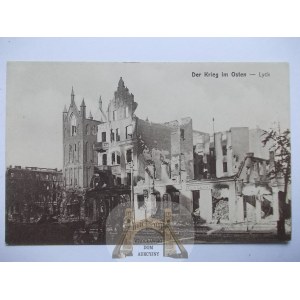 Ełk, Lyck, ruiny, ok. 1915