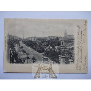 Łódź, Nowy Park Miejski, wyd. Wilkoszewski, 1902