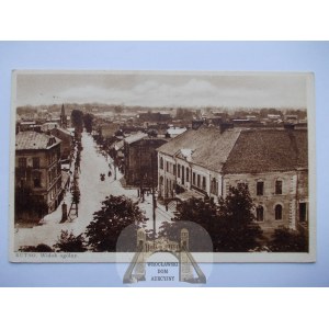 Kutno, Straße, Panorama, ca. 1935