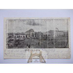 Dębica, Tržní náměstí, asi 1915