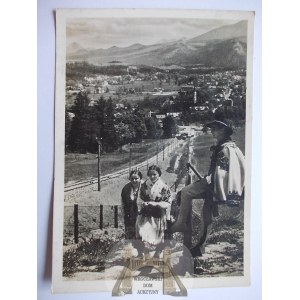 Zakopane, vue de Gubałówka, montagnard, 1941