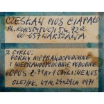 Czesław Pius Ciapało (ur. 1942, Hajnówka), Opus Ł - 71 Nr 1 czyli: Wenus z cyklu Formy nieprawdopodobne i nieprawdopodobnie podobne, 1971