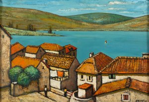 Ryszard Skupin (1930 - 2005 ), Pejzaż morski