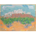 Jozef Marek (1922 Bielsko-Biala - 2020 Krakow), Oliviers aux beaux, 1990