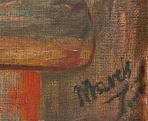 Józef Marek (1922 Bielsko-Biała - 2020 Kraków), Martwa natura z jabłkami