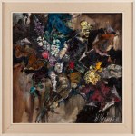 Wanda Wedecka (1919 - 2011 ), Kwiaty w wazonie, 1969
