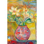 Judyta Sobel (1924 Lwów - 2012 Nowy Jork), Bukiet żółtych kwiatów