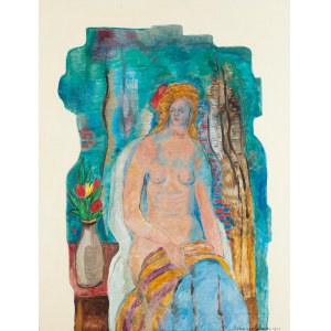 Eugeniusz Geppert (1890 Lviv - 1979 Wroclaw), Act, 1977.