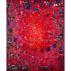 Krzysztof Pająk (b. 1956, Warsaw), Night in Casablanca from the series DNA Codes, 2024