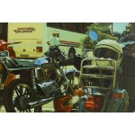Andrzej Adam Sadowski (1946 Łódź - 2016 ), Bonn - motorcycle parking lot - Kreidler, 1990