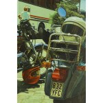 Andrzej Adam Sadowski (1946 Łódź - 2016 ), Bonn - motorcycle parking lot - Kreidler, 1990