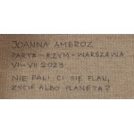 Joanna Ambroz (née en 1993 à Częstochowa), Aren't you on fire, life or planet ?, 2023