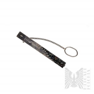 Silver (0.925), Geometric Tie Clip - Warsaw