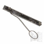 Silver (0.925), Geometric Tie Clip - Warsaw