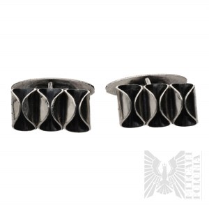PRL ORNO Silver (0.800), Vintage Design Cufflinks - Warsaw